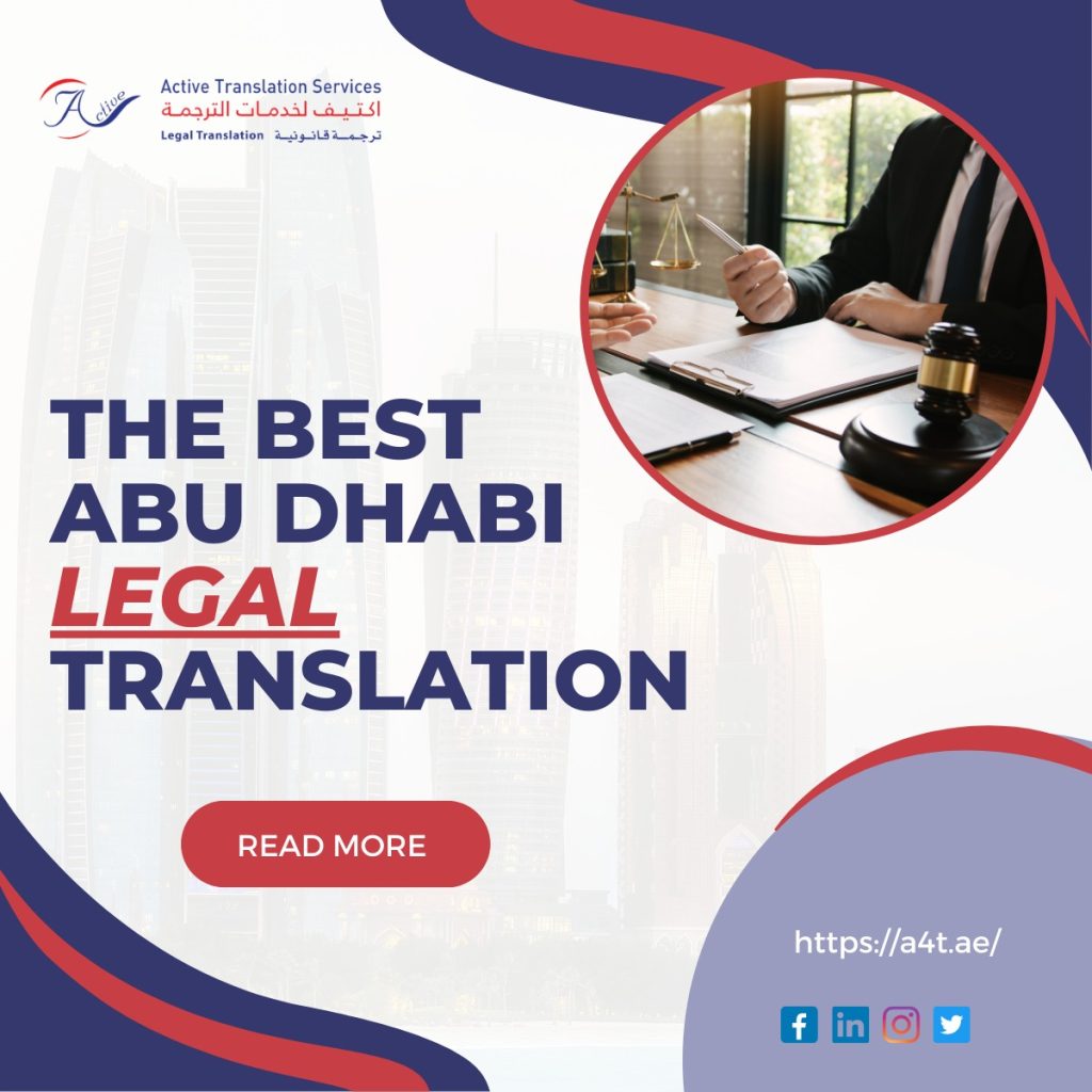 The best Abu Dhabi Legal translation
