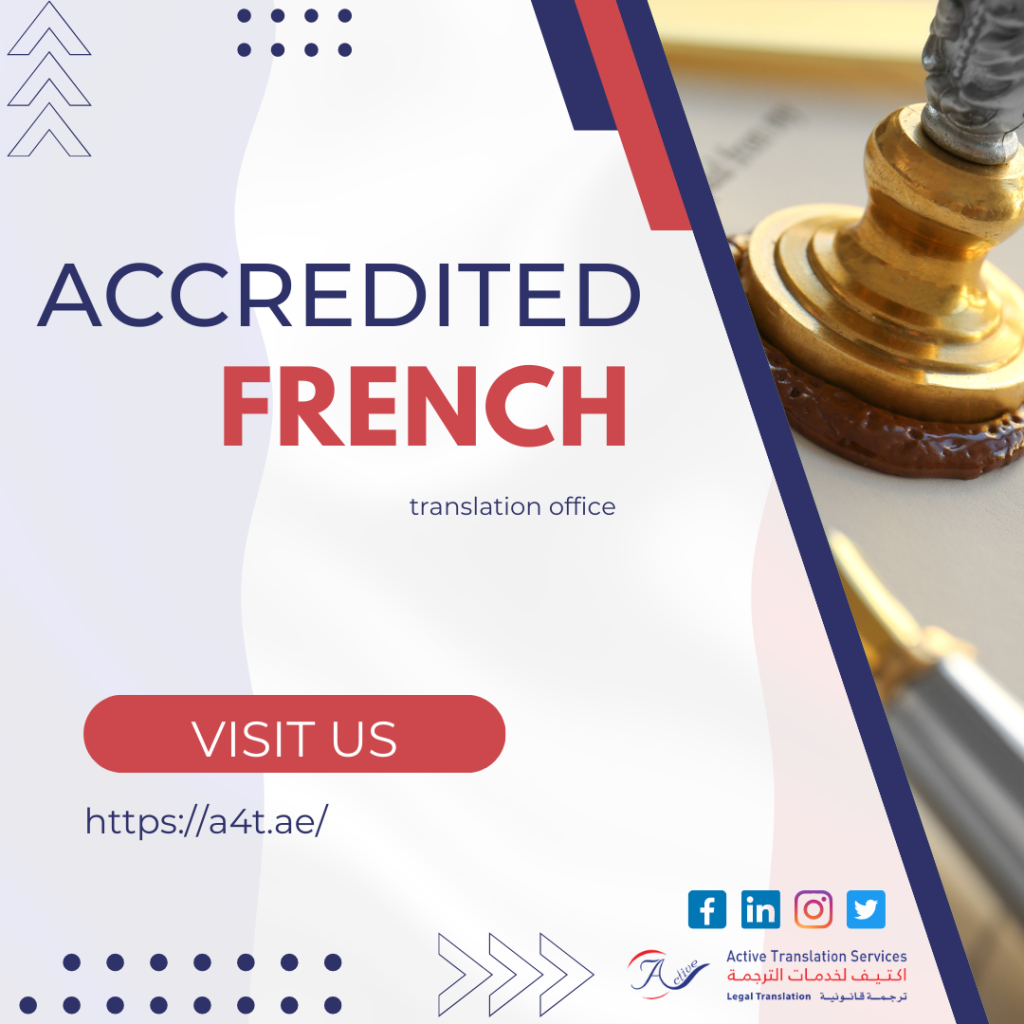 Accredited French translation offices
