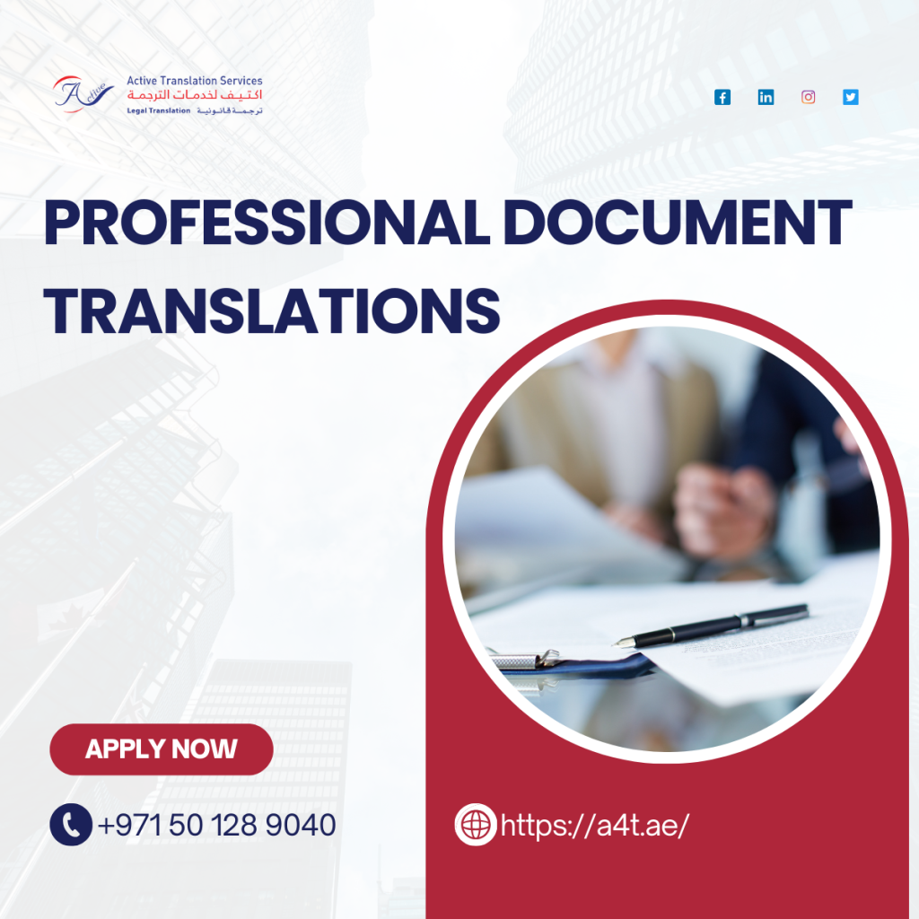 professional document translations