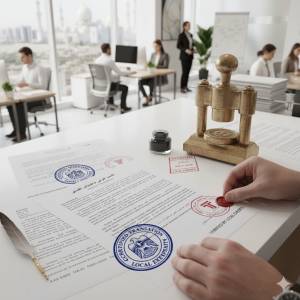 Certified legal translation services near me with official seals and documents.