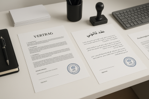 German legal translation services accepted by UAE authorities
