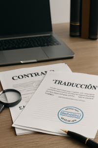 Professional Spanish to Arabic contract translation for legal documents